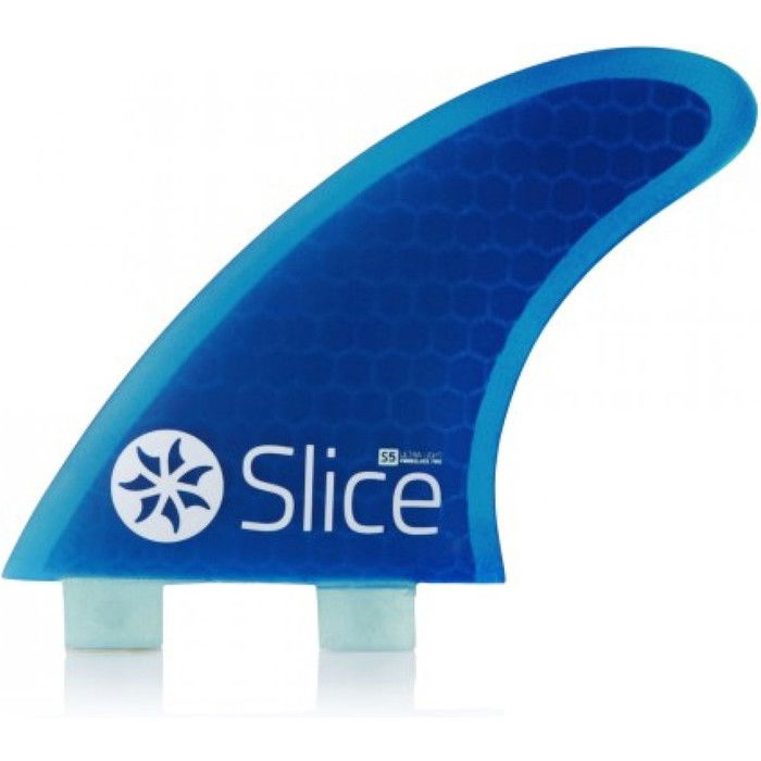 2024 Slice Ultraleichte Hex Core S7 FCS Kompatible Surfboard Flossen SLI-03 - Blue