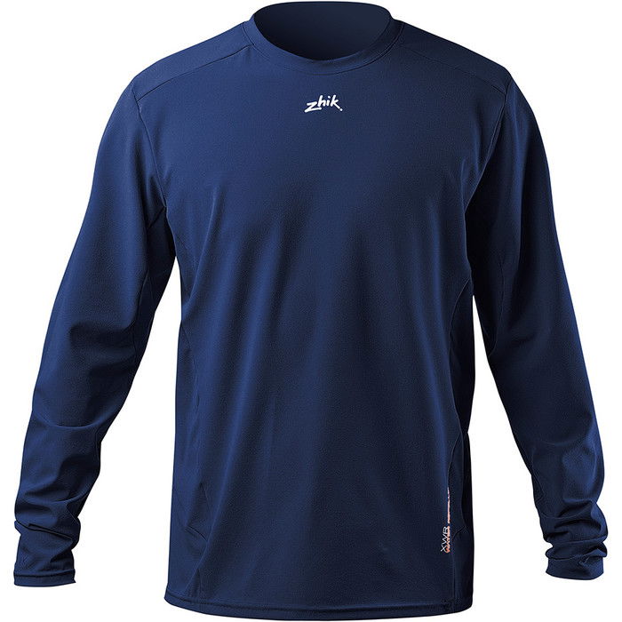 2024 Zhik Mens XWR Water Repellent Long Sleeve T-Shirt ATE0093 Steel Blue