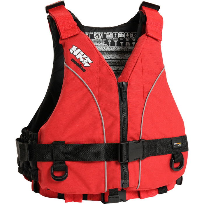 2024 Nke Center Zip Weste Schwimmhilfe Ba13 - Rot