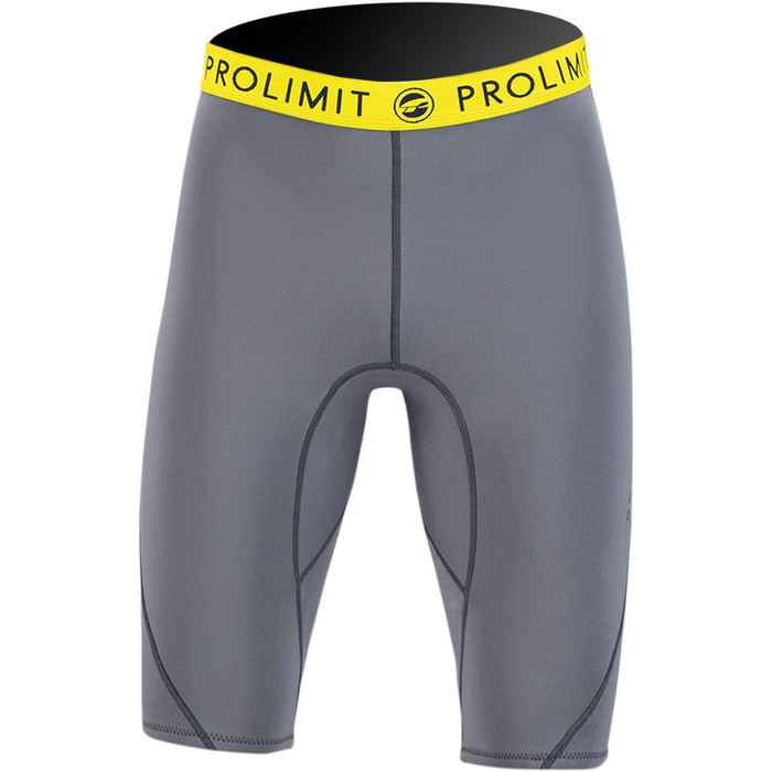 2023 Prolimit Mnner Airmax 1.5mm Neoprenanzug SUP Shorts 14500 - Grey / Black / Yellow