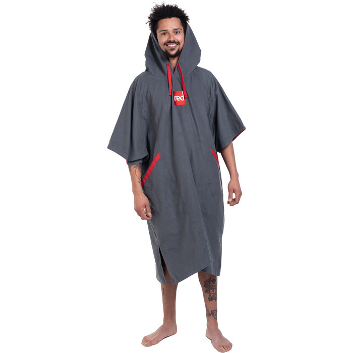 2024 Red Paddle Co Schnell Dry Mikrofaser Wickelmantel / Poncho 002-009-006 - Grau