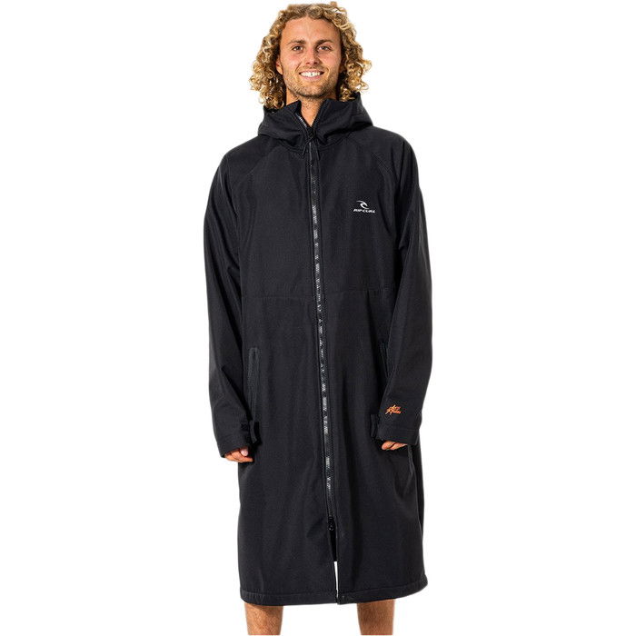 2024 Rip Curl Anti Series Hooded Changing Robe / Poncho CTWBA9 - Black