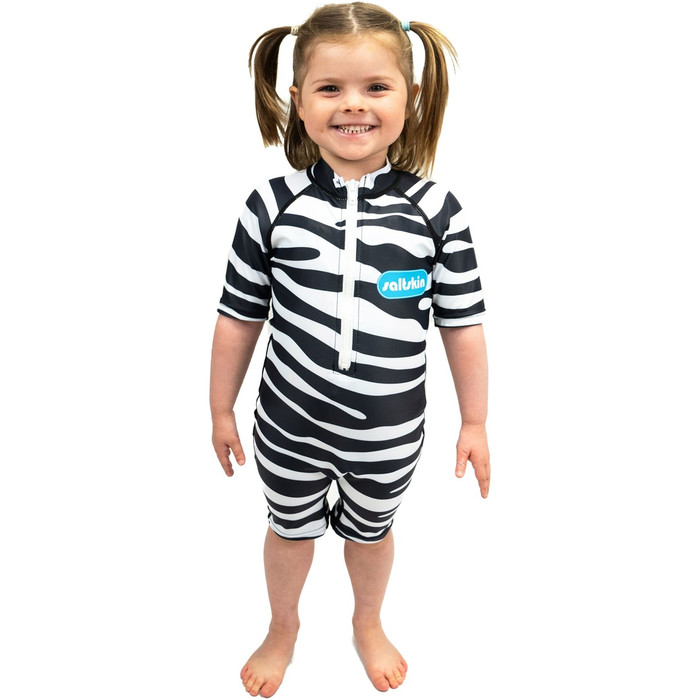 2022 Saltskin Junior Sun Suit STSKN - Zebra