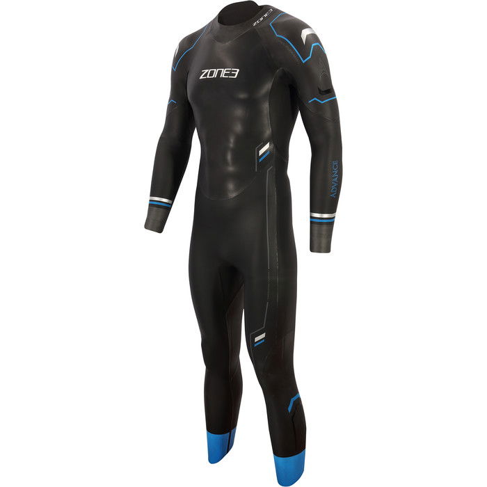 2024 Zone3 Mnner Advance Swim Neoprenanzug WS21MADV - Black / Blue