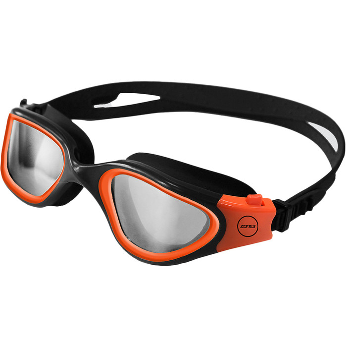 2024 Zone3 Vapour Schwimmen Schwimmbrille Sa19gogva - Schwarz / Orange