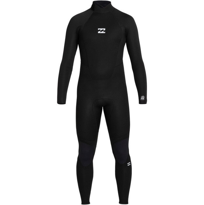 2022 Billabong Mens Intruder 3/2mm Back Zip GBS Wetsuit F43M93 - Black