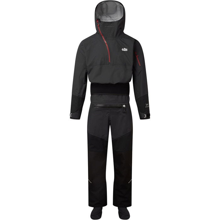 2024 Gill Verso Back Zip Drysuit & Con Zip 4805 - Graphite