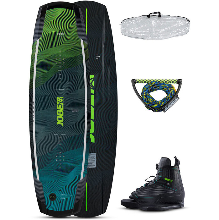 2023 Jobe Vanity Wakeboard 141 Und Maze Bindungspaket 278822003 - Schwarz / Grn