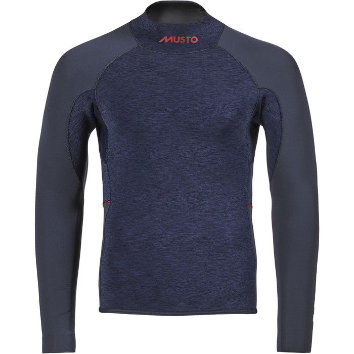 2024 Musto Mens Flexlite Alumin 3.0 Long Sleeve 3mm Neoprene Top 82073 - Midnight Marl