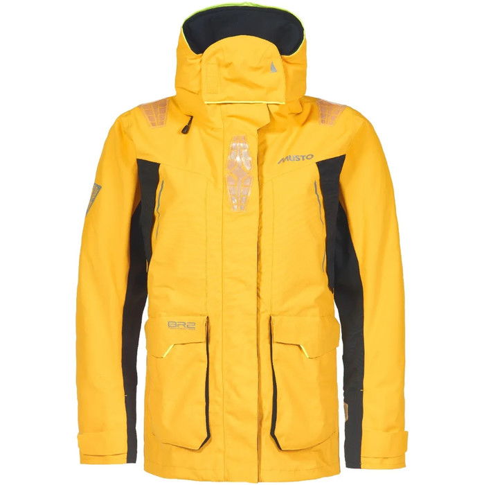 Musto Frauen BR2 2024 Offshore-Segeljacke 2.0 82085 - Gold