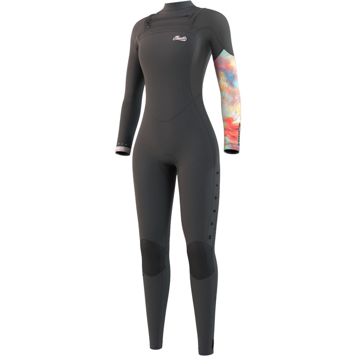 2022 Mystic Womens Jayde 5/4mm Double Chest Zip Wetsuit 35000.220016 - Dark Grey