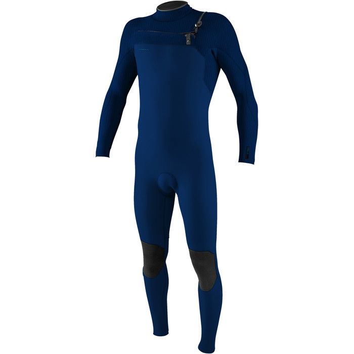 2024 O'Neill Mens Hyperfreak+ 4/3mm Chest Zip Wetsuit 5344 - Navy