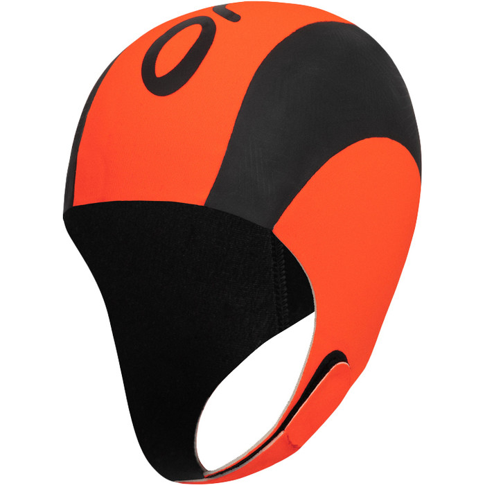 2024 Orca Neoprene Swim Cap GVBATT54 - Hi-Vis Orange