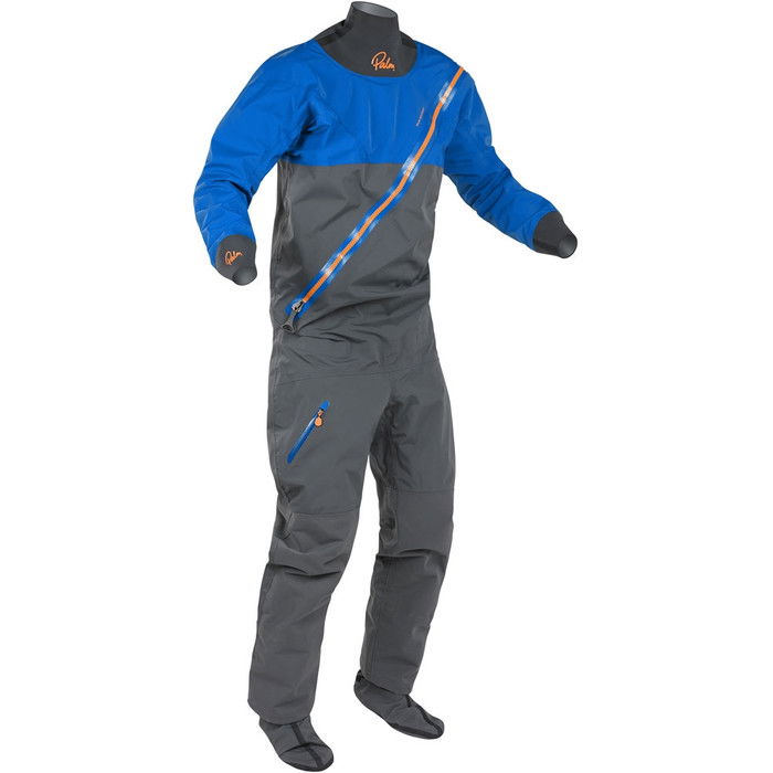 2024 Palm Herren Rogen Drysuit - Kobalt / Jet Grey