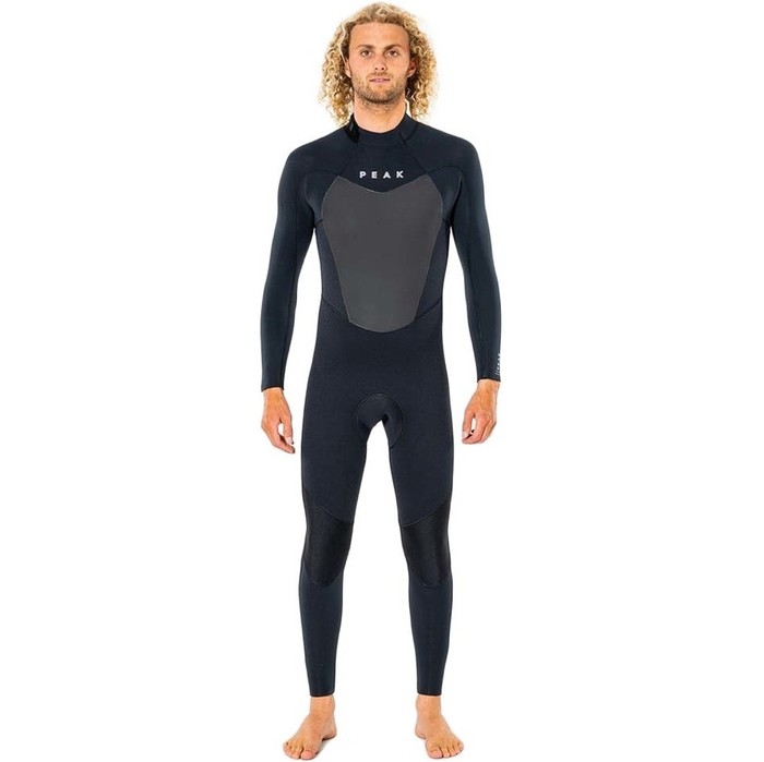 2023 Peak Mens Energy 4/3mm GBS Back Zip Wetsuit P3741M - Black