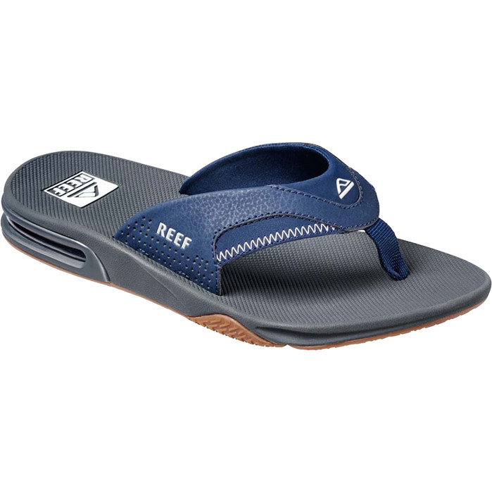 2024 Reef Herren Fanning Flip Flops Ci6534 - Navy / Schatten