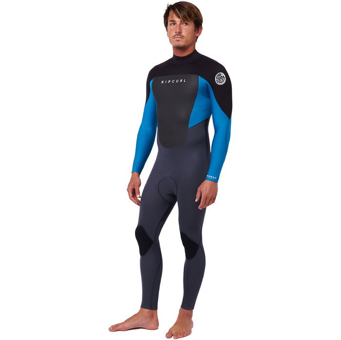 2023 Rip Curl Mens Omega 3/2mm GBS Back Zip Wetsuit 111MFS - Blue