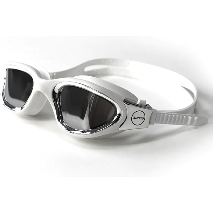 2024 Zone3 Vapour Swim Goggles SA18GOGVA102 - White / Silver