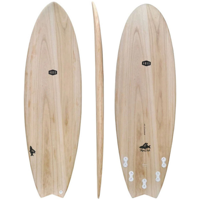 2024 AQSS Flying Fish Eco- Tech Funboard 14022 - Wood