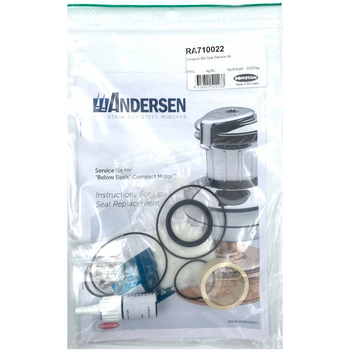 2024 Andersen Compact BD-Dichtungs-Service-Kit RA710022