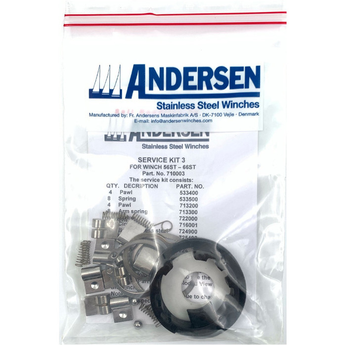 2024 Andersen Service Kit 56ST 66ST RA710003