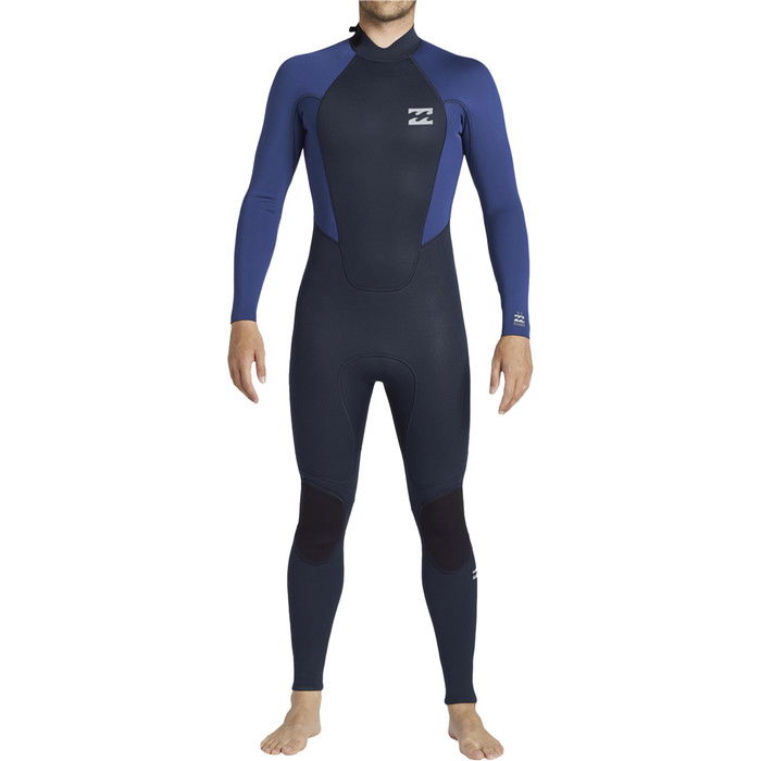 2023 Billabong Mens Intruder 3/2mm Back Zip GBS Wetsuit ABYW100202 - Navy