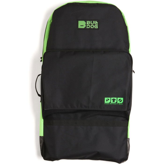 2024 Bulldog Bodyboard Bag BDBBB - Black / Neon Green