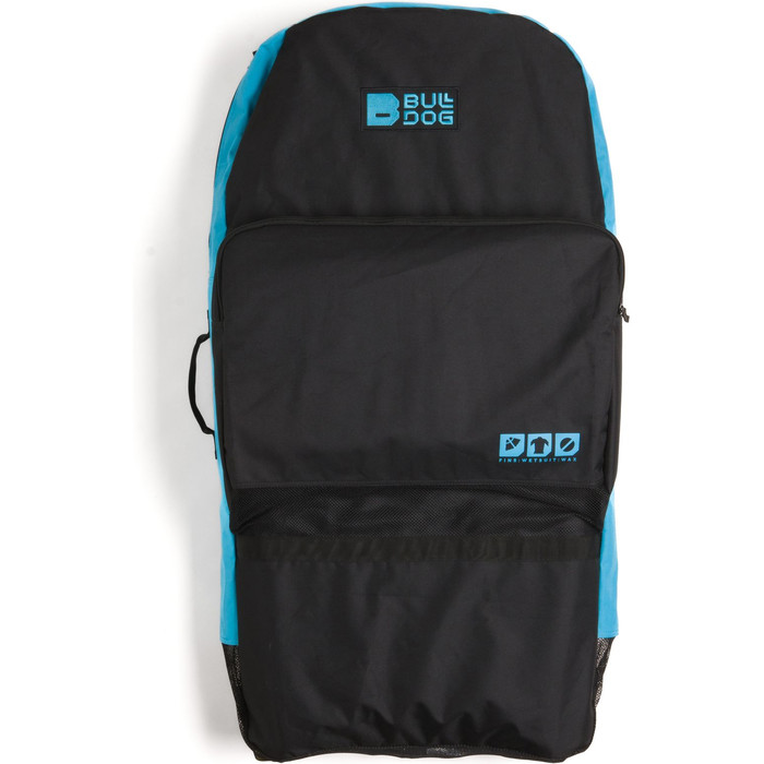 2024 Bulldog Dreifache Bodyboardtasche Bdbbbt - Schwarz / Cyan