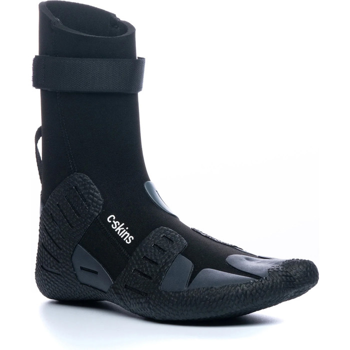 2024 C-Skins Session 5mm Hidden Split Toe Boots C-BOSE5HST - Black / Charcoal