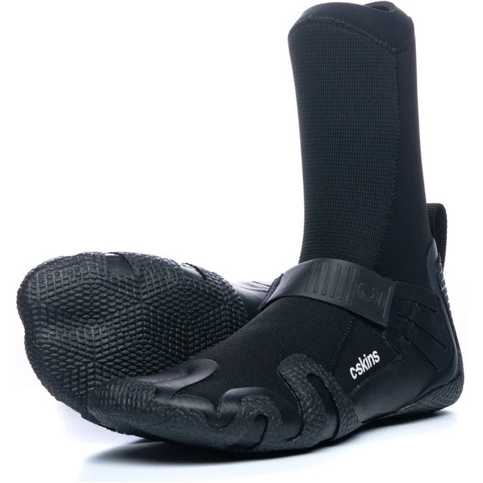 2024 C- Skins Wired 5mm Hidden Split Toe Neoprenstiefel C-BOWI5HST - Black