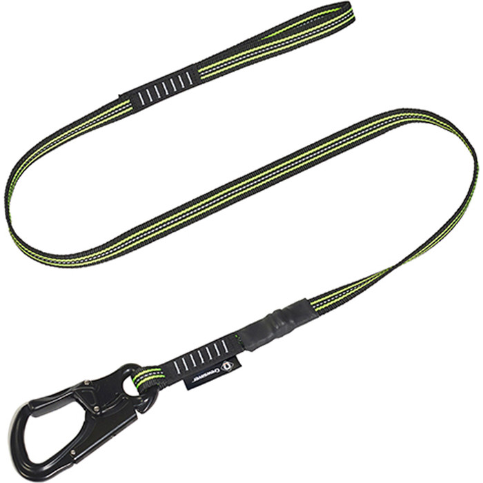 2024 Crewsaver Crewline Pro Safety Line Single Hook Non-Elasticated 3050-SL1 - Black