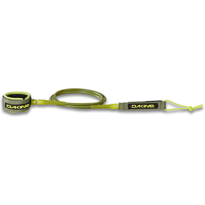 2024 Dakine Kainui Team 6ft X 1/4in Surf Leash D10002903 - Utility Green