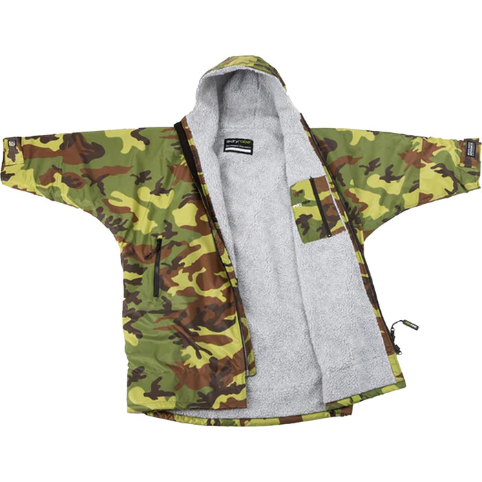 2024 Dryrobe Junior Advance Langrmelig ndern Robe V3 V3KSLSDA - Camo Grey