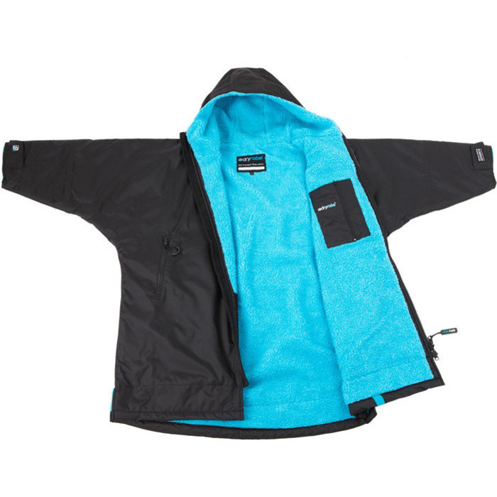 2024 Dryrobe Junior Advance Langrmelig ndern Robe V3 V3KSLSDA - Black / Blue