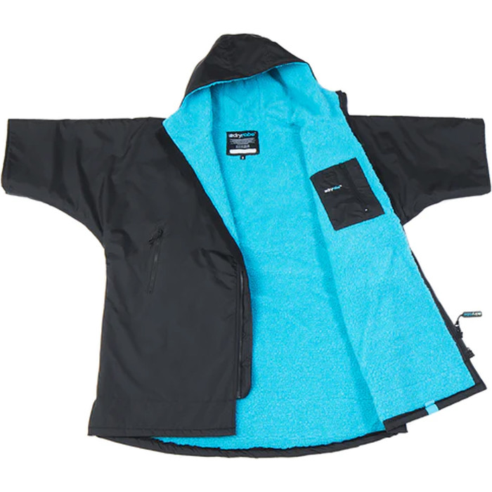 2024 Dryrobe Advance Junior Kurzarmwechsel Robe V3 V3KSS - Black / Blue