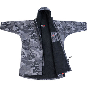 2024 Dryrobe Advance Long Sleeve Change Robe V3 DR104 - Black Camo / Black