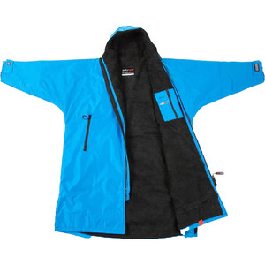 2024 Dryrobe Advance Langarmshirt Zum Wechseln Robe V3 DR104 - Cobalt Blue / Black