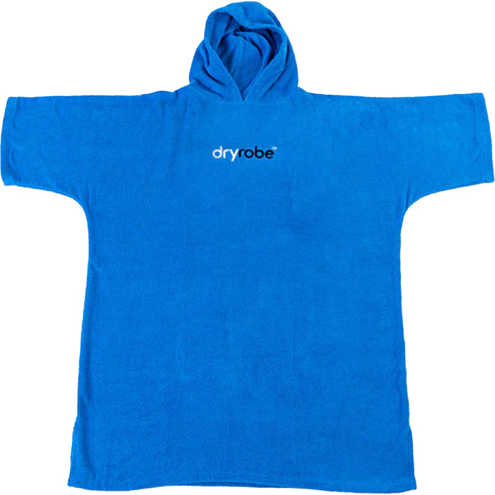 2024 Dryrobe Junior Bio-Baumwolle Kapuzenhandtuch Change Robe V3 V3OCT - Cobalt Blue