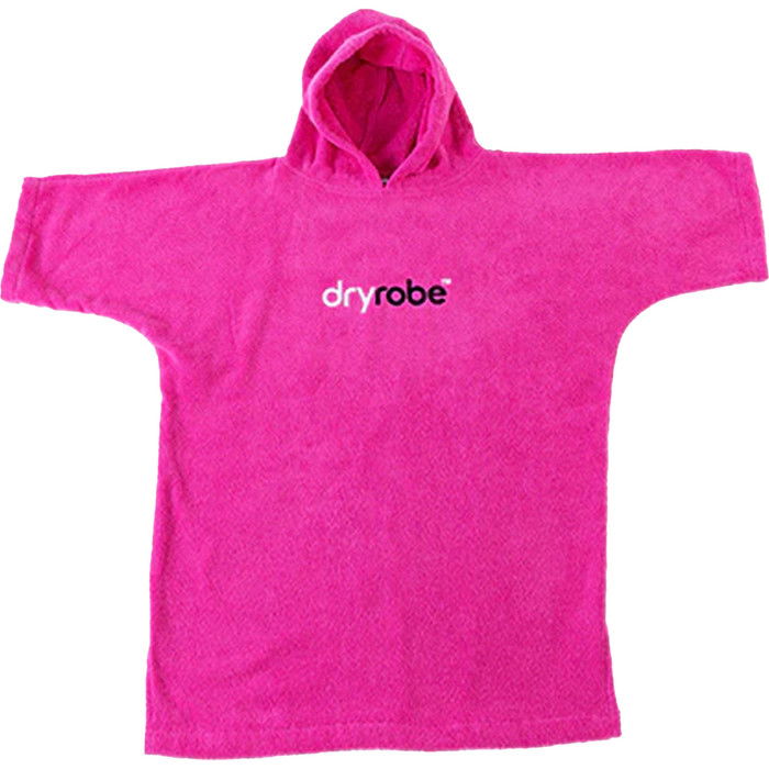 2024 Dryrobe Junior Bio-Baumwolle Kapuzenhandtuch Change Robe V3 V3OCT - Pink