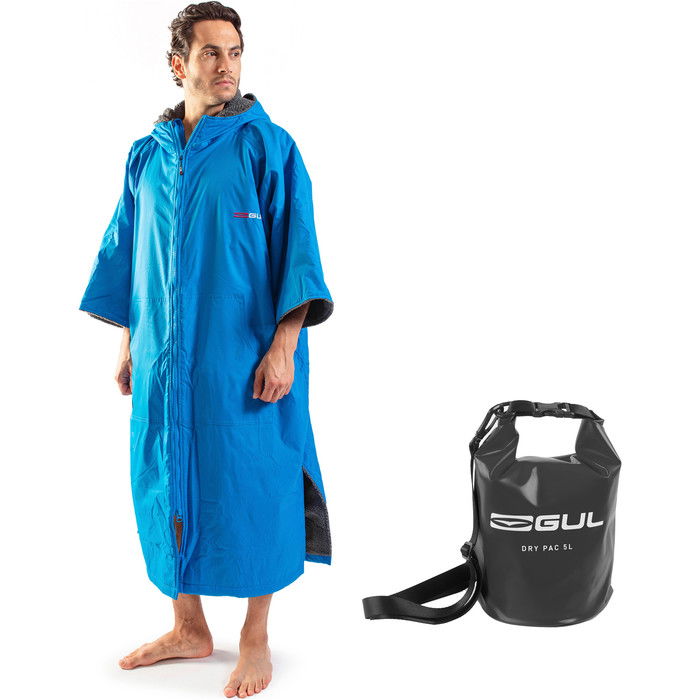 2023 Gul Evorobe Changing Robe & Gul 5l Heavy Duty Dry Bag Bundle Ac0128nav1 - Blau / Grau / Schwarz