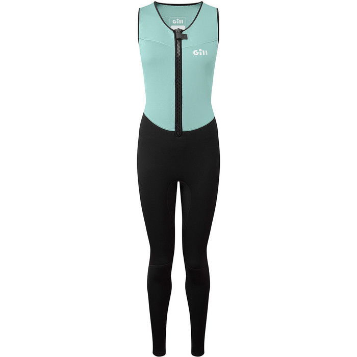 2024 Gill Womens Dynamic 3mm Long Jane Wetsuit 5017W - Eggshell / Black