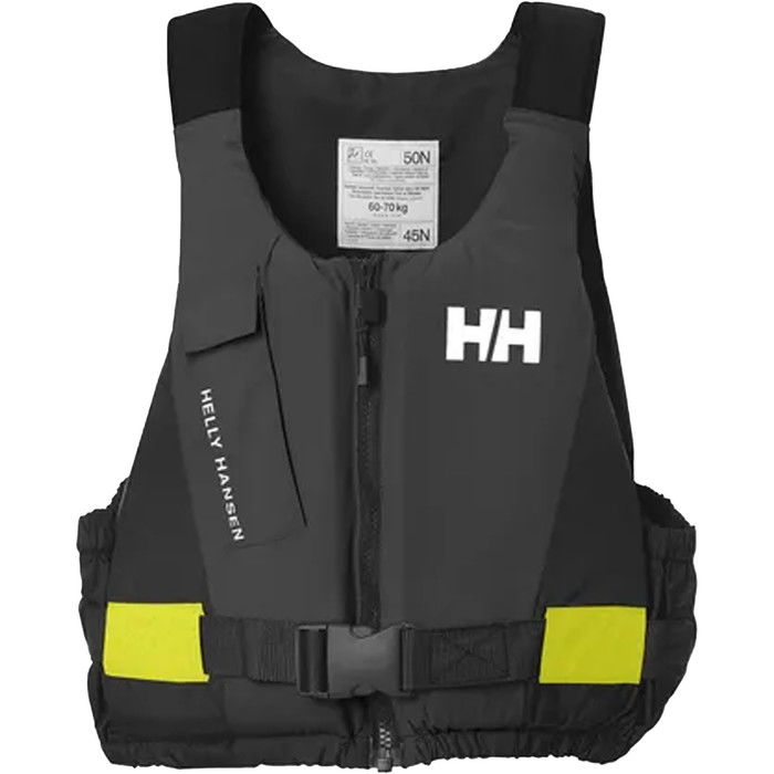 2024 Helly Hansen 50n Rider Weste / Schwimmhilfe 33820 - Ebenholz