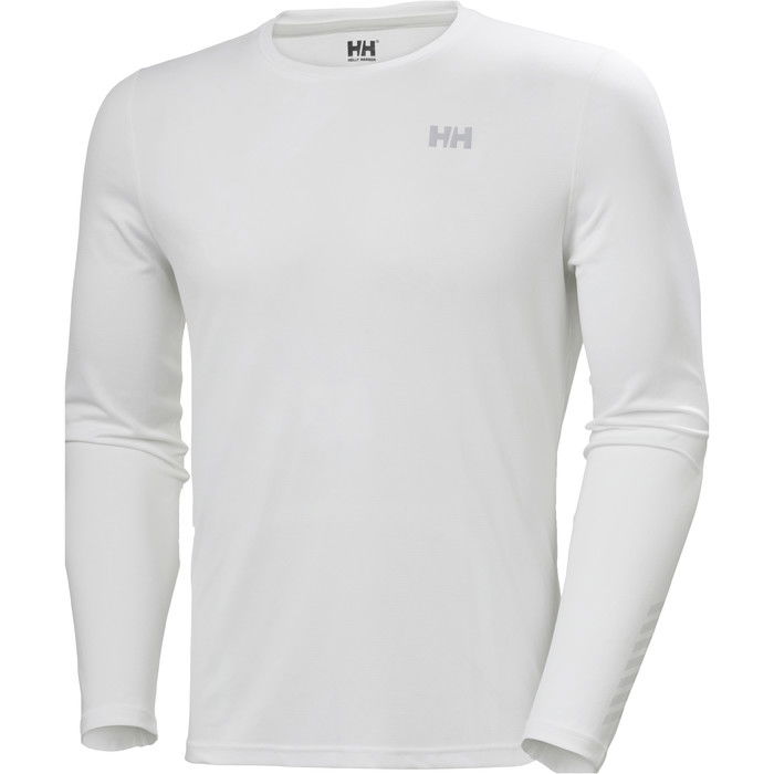 2024 Helly Hansen Mens HH Lifa Active Solen Long Sleeve Base Layer 49348 - White