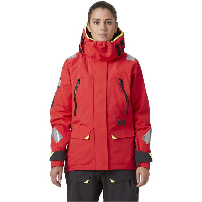 2024 Helly Hansen Womens Skagen Offshore Jacket 34257 - Alert Red