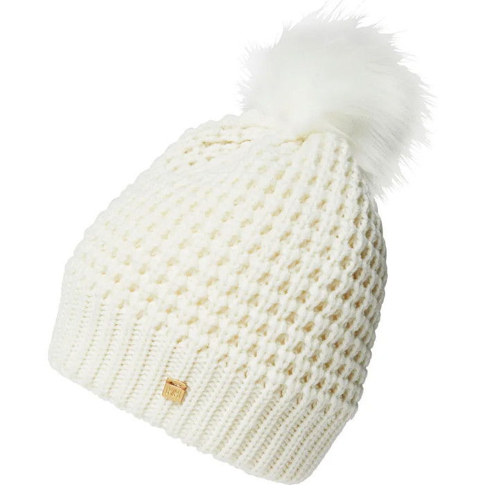 2023 Helly Hansen Frauen Snowfall Beanie Hat 67407 - Off White