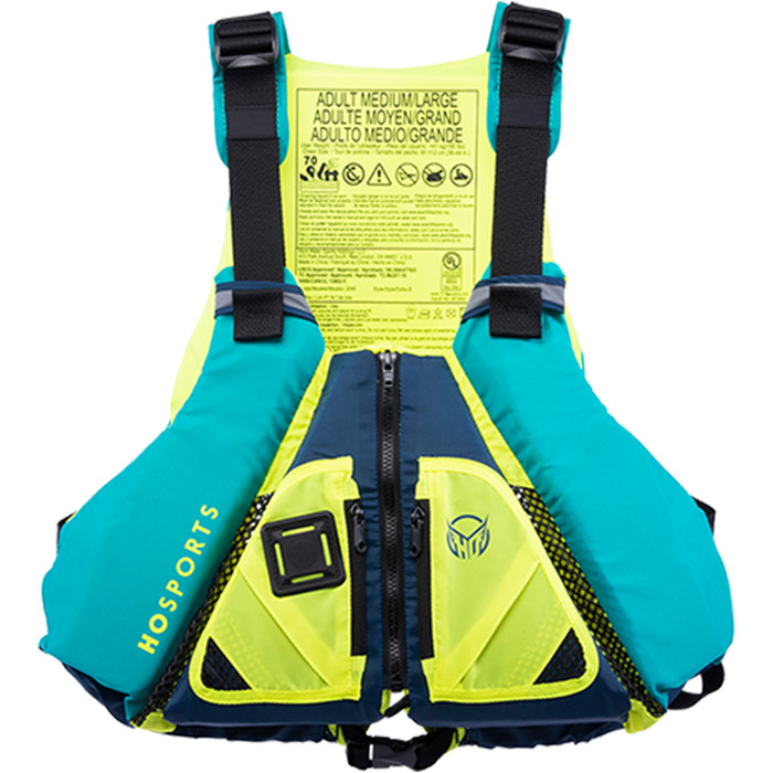 2024 HO Sports Atlas Nylon Paddle Vest Buoyancy Aid HA-VEST-ATL-JA - Jade