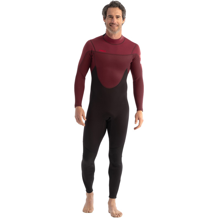 2024 Jobe Mens Perth 3/2mm Back Zip Wetsuit 303521002 - Red