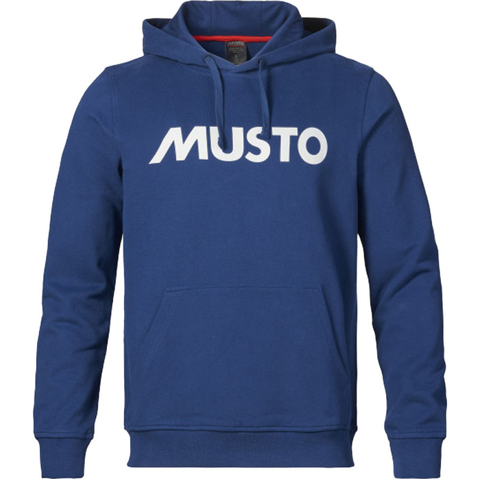 2023 Musto Mnner Logo Hoodie 82446 - Dark Cobalt