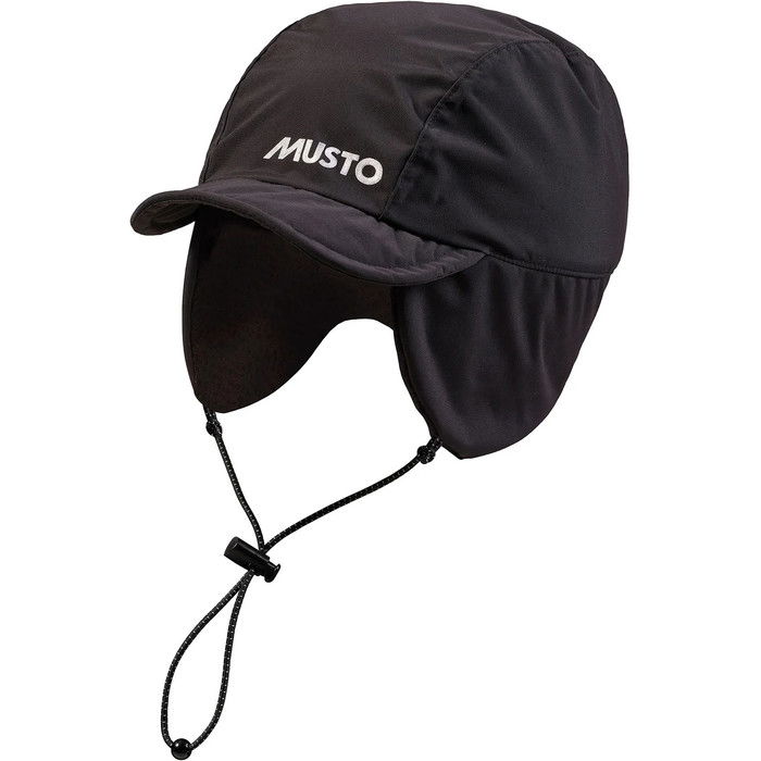 2024 Musto Mens Mpx Fleecegeftterte Wasserdichte Mtze 82268 - Schwarz