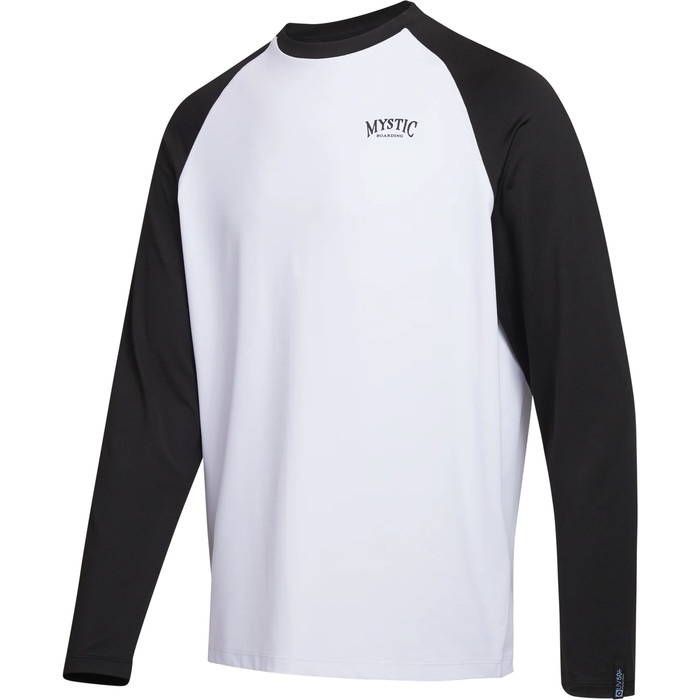 2023 Mystic Mens Bolt Long Sleeve Quickdry Tee 35001.23015 - Black / White